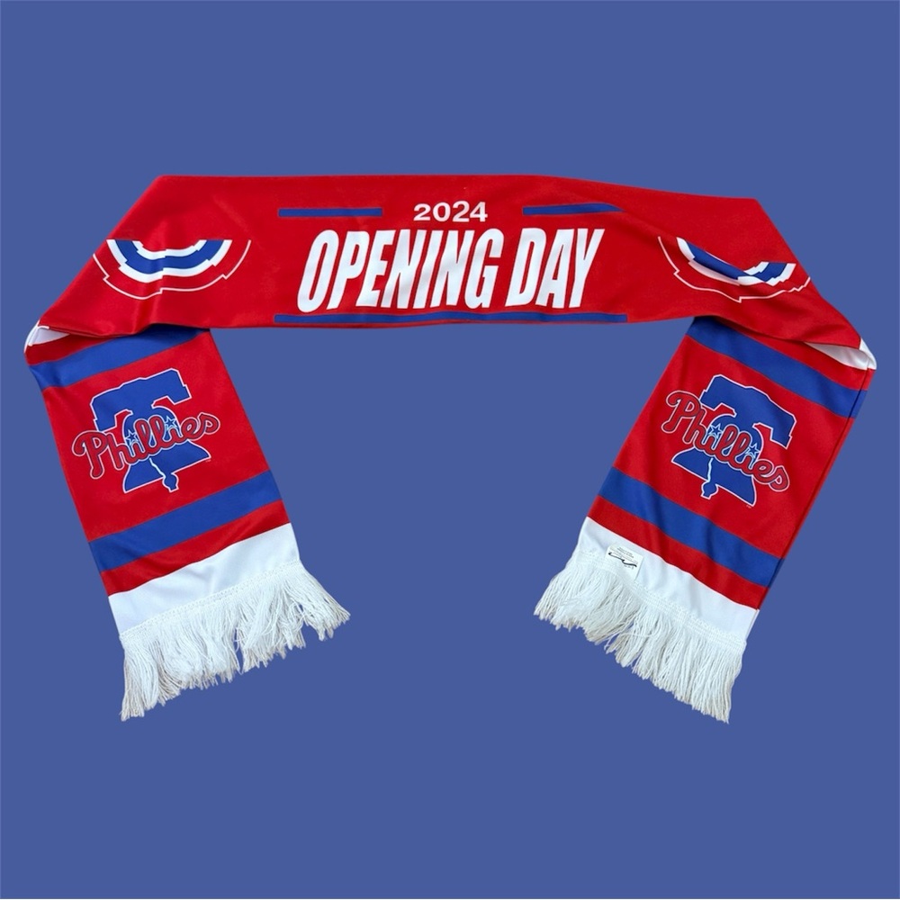 BWM Global MLB Philadelphia Phillies 2004 Opening Day Promo Scarf